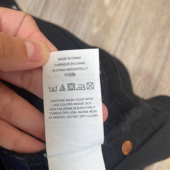 J. Crew Black Lookout High Rise Skinny Jeans Sz 32 - Picture 7 of 12